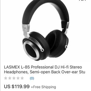 Lasmex L-85 Professional DJ Headphones
